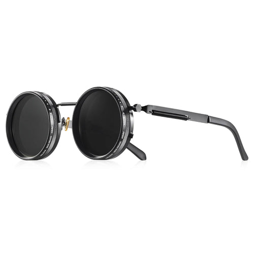 CRIXALIS Polarized Round Sunglasses ND9 Adjustable Dimming Men Women