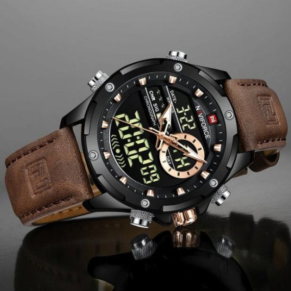 Масивний чоловічий годинник Naviforce Pride