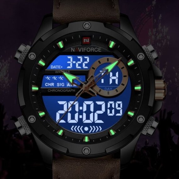 Масивний чоловічий годинник Naviforce Pride